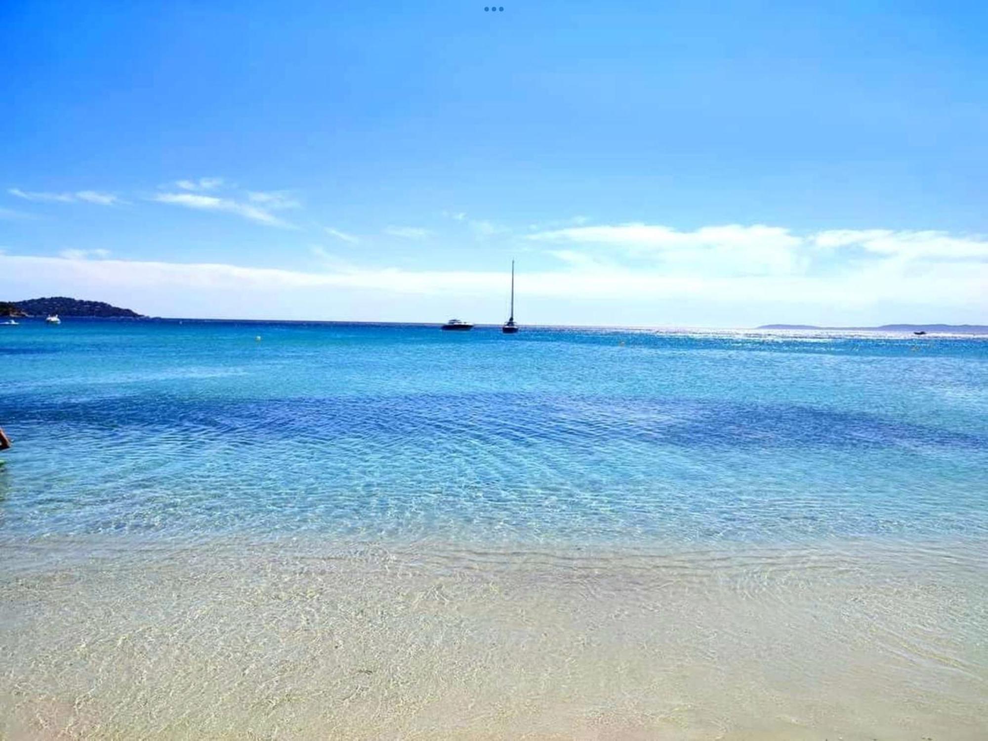 Appartement Pieds Dans L'Eau Vue Mer Bormes Les Mimosas Ngoại thất bức ảnh